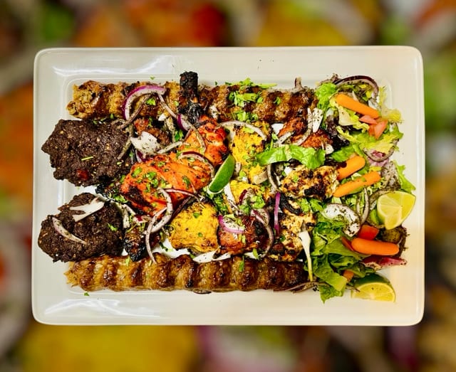 Mix Grilled Kebab Platter.