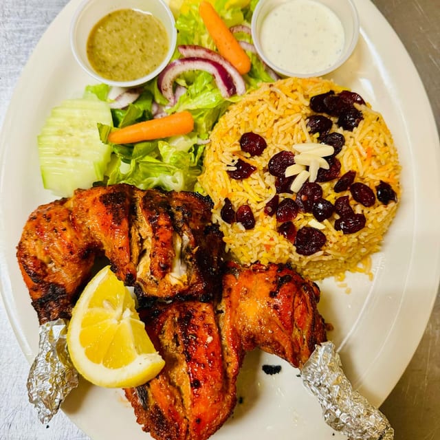 Tandoori Chicken Leg Quarters.