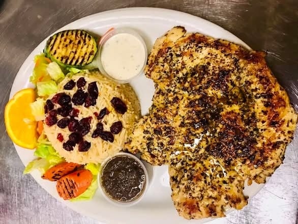 Moroccan Chicken Steak.